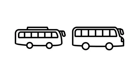 Bus icon vector. bus vector icon Stock Illustration