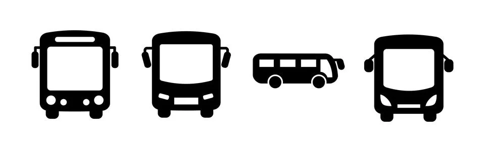 Bus icon vector. bus vector icon Stock Illustration