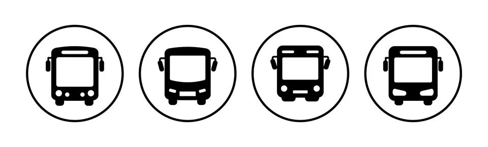 Bus icon vector. bus vector icon Stock Illustration