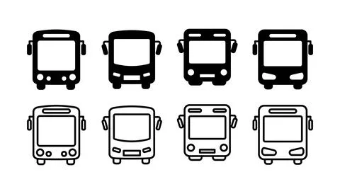Bus icon vector. bus vector icon Stock Illustration