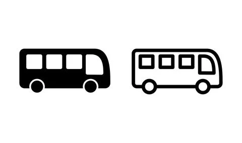 Bus icon vector. bus vector icon. transportation icon Stock Illustration