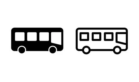 Bus icon vector. bus vector icon. transportation icon Stock Illustration