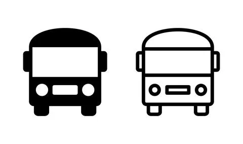 Bus icon vector. bus vector icon. transportation icon Stock Illustration