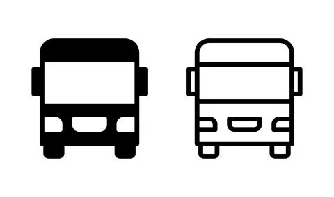 Bus icon vector. bus vector icon. transportation icon Stock Illustration