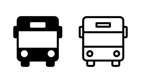 Bus icon vector. bus vector icon. transportation icon Stock Illustration