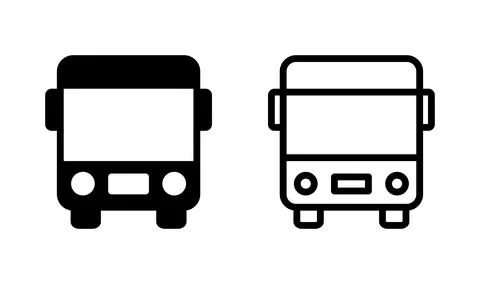 Bus icon vector. bus vector icon. transportation icon Stock Illustration