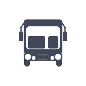 Bus Icon Vector flat design style Stock-Illustration