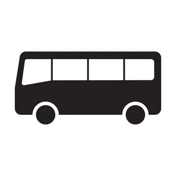 Bus icon vector for graphic design, logo, website, social media, mobile app, Stock-Illustration