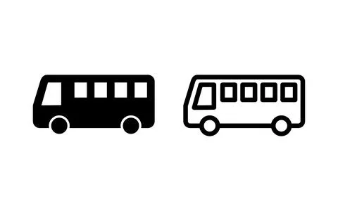 Bus icon vector illustration. bus sign and symbol. transport symbol Stock Illustration