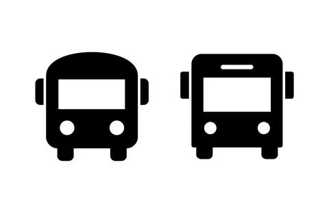 Bus icon vector illustration. bus sign and symbol. transport symbol Stock Illustration