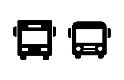Bus icon vector illustration. bus sign and symbol. transport symbol Stock Illustration