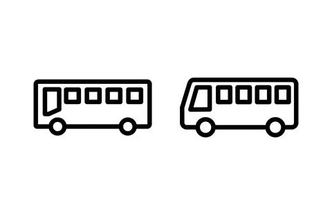 Bus icon vector illustration. bus sign and symbol. transport symbol Stock Illustration