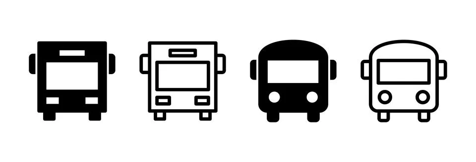 Bus icon vector illustration. bus sign and symbol. transport symbol Illustrazione stock
