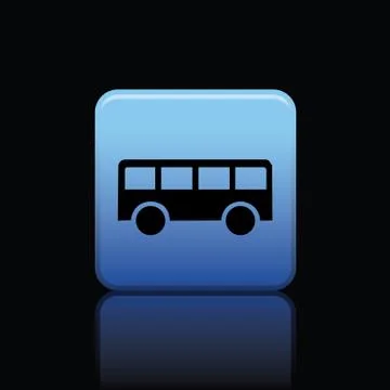 Bus icon web Stock Illustration