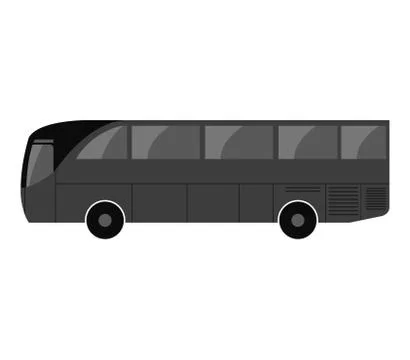 Bus icon on white background Stock Illustration