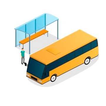 Bus Illustrazione stock