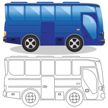 Bus. Stock Illustration