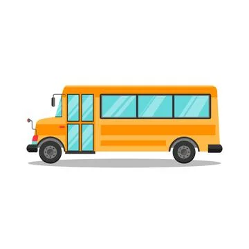 Bus illustration design element. flat icon. Stock Illustration