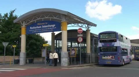 Bus Interchange Video stock 12659117