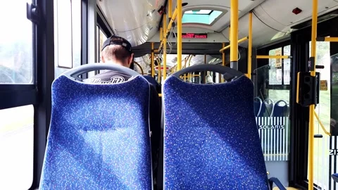 Bus interior. Stock Footage 261581678