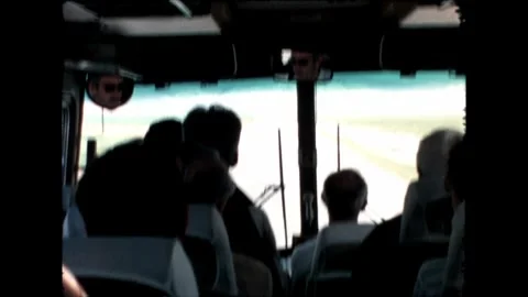 Bus Interior Road View Stock Footage 278100898