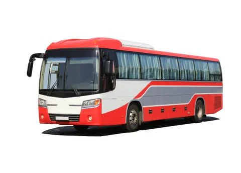 Bus it is isolated Stock Photos