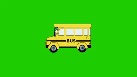 Bus Journey Motion Graphics 스톡 동영상 341448760