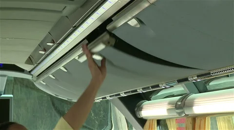 Bus luggage compartment Stock Footage 62588100