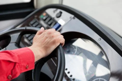 Bus or coach driver Stock Photos