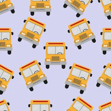 Bus pattern. Stock Illustration