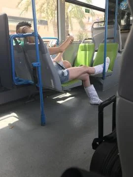 Into the bus Stock Photos