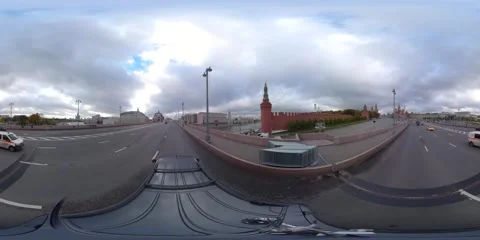 A bus powered by electricity is driving through the city of Moscow. Stock Footage 247321555