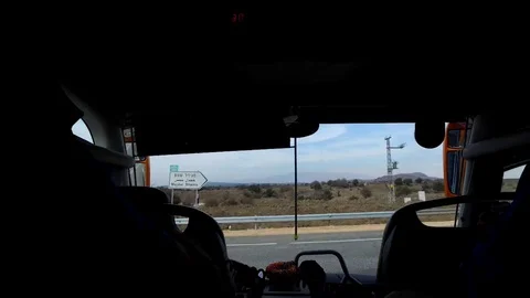 Bus Ride Timelaps Stock Footage 77226354