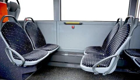 Bus seats Stock Photos