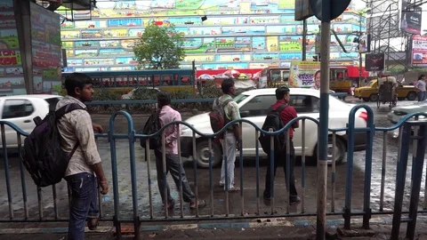 Bus service in Kolkata Stock Footage 77702724