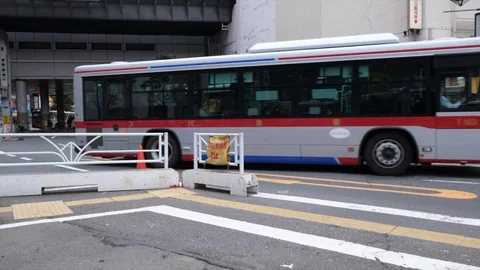 Bus Shibuya Stock Footage 105135538