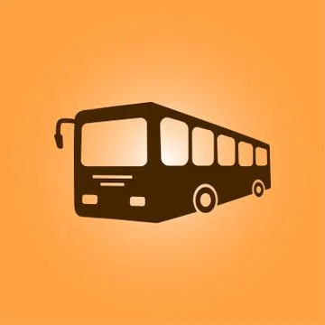 Bus sign icon. Stock Illustration