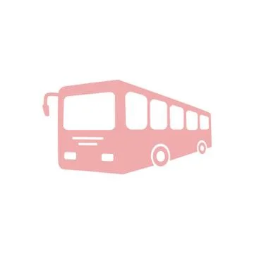 Bus sign icon. Stock Illustration