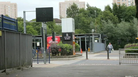 Bus station 1 Vídeos de archivo 859482