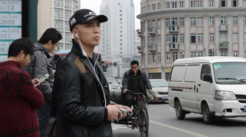 Bus Station Stock Footage 35584484