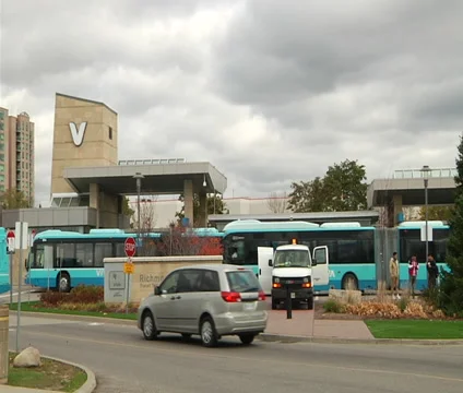 Bus Station Stock Footage 55298485
