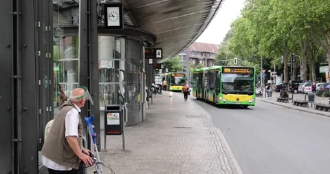 Bus station  Video stock 140584606