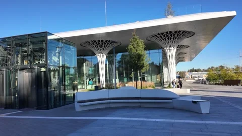 Bus station in Lublin Stock Footage 320840963