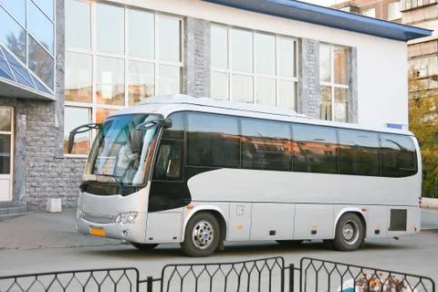 Bus station Stock Photos