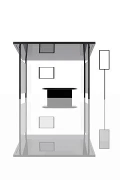 Bus stop Stock Illustration