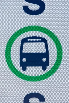 Bus stop Stock Photos