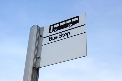Bus stop Stock Photos