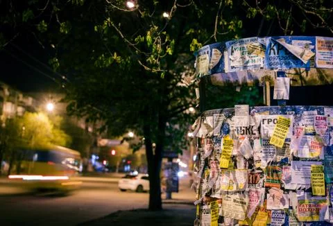 Bus stop Stock Photos