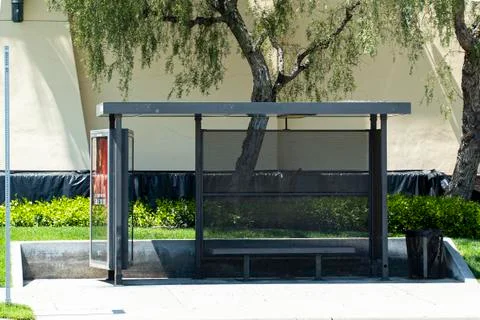 Bus stop Foto stock