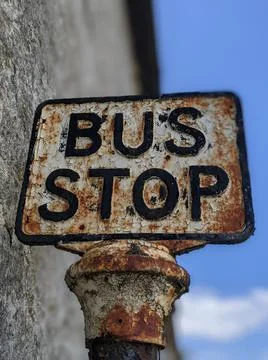 Bus Stop 库存照片